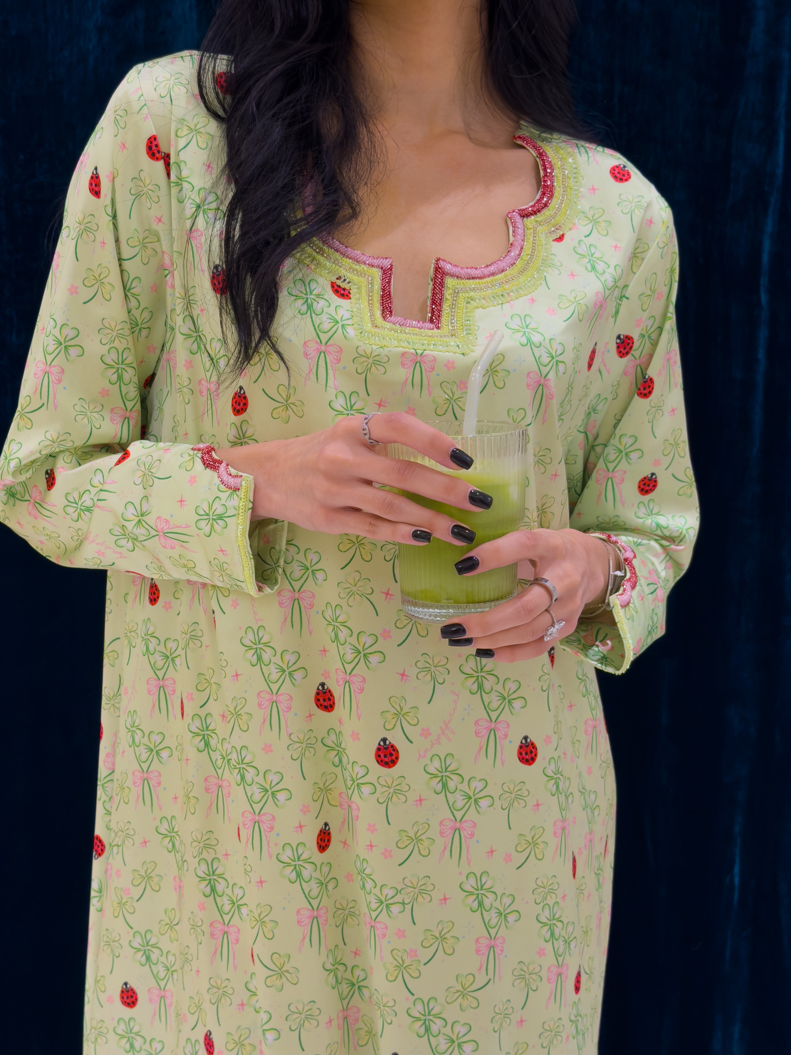 114 | lady clover  jalabiya 🍀🐞