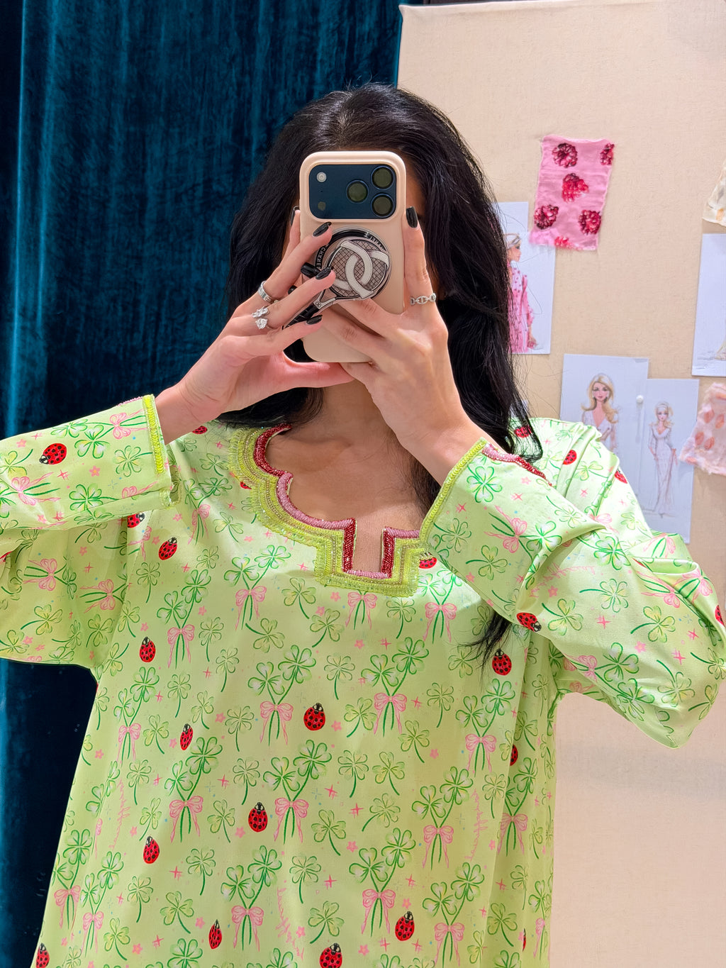 114 | lady clover  jalabiya 🍀🐞