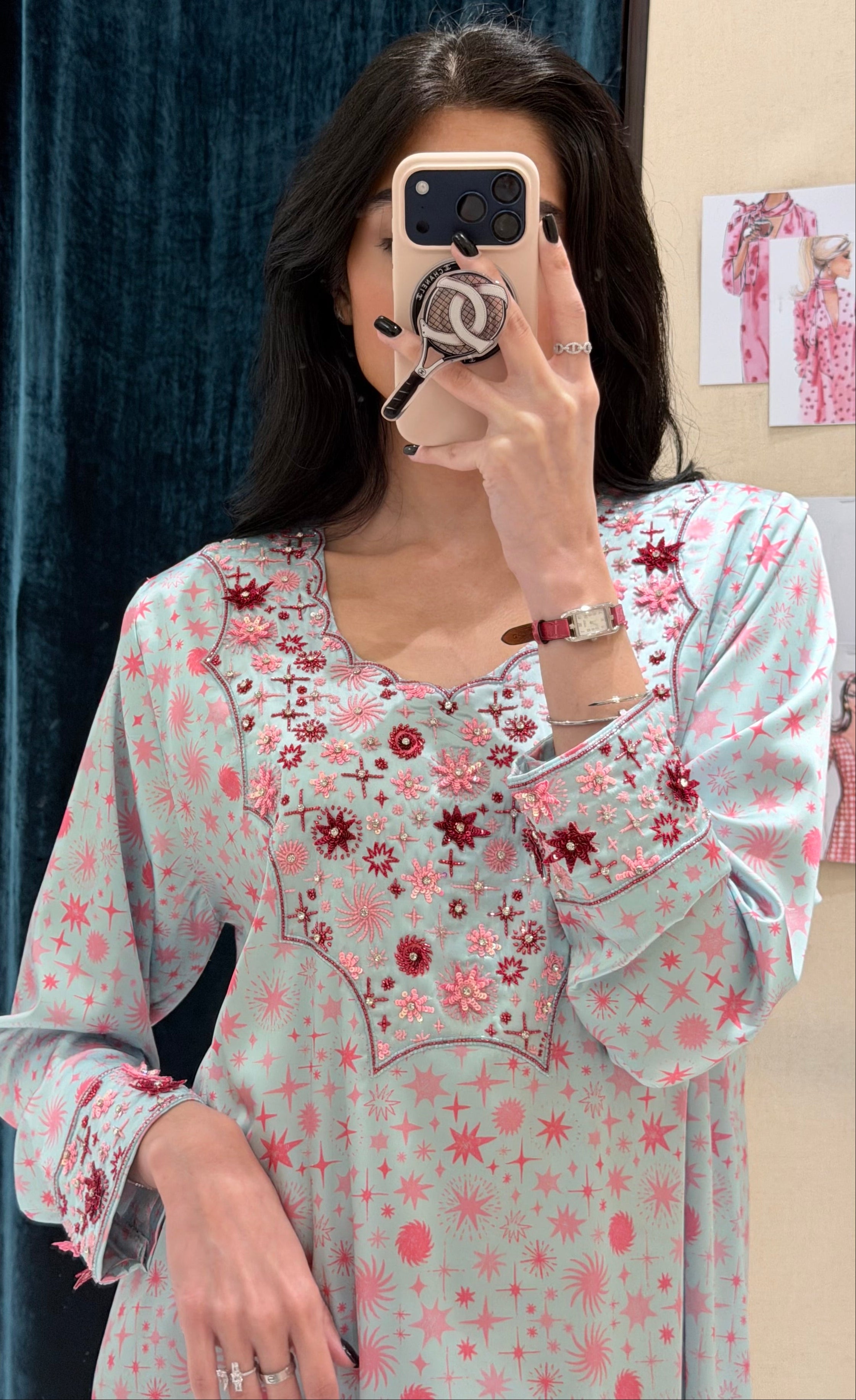 116C | mini stardust jalabiya blue edition 🌟🩵