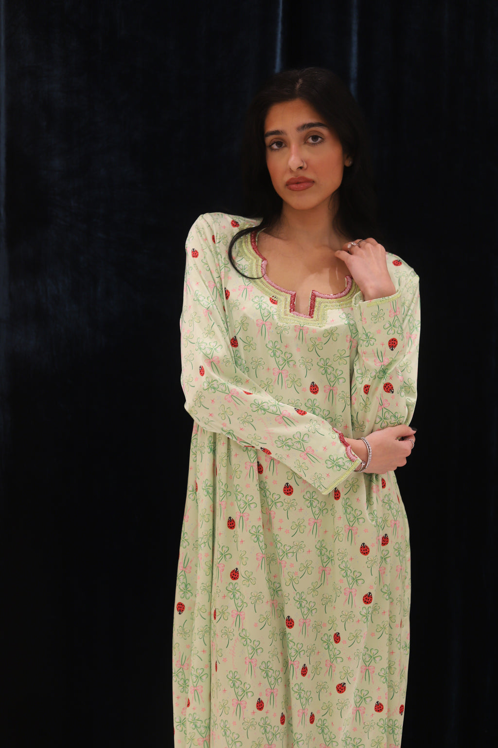 114 | lady clover  jalabiya 🍀🐞