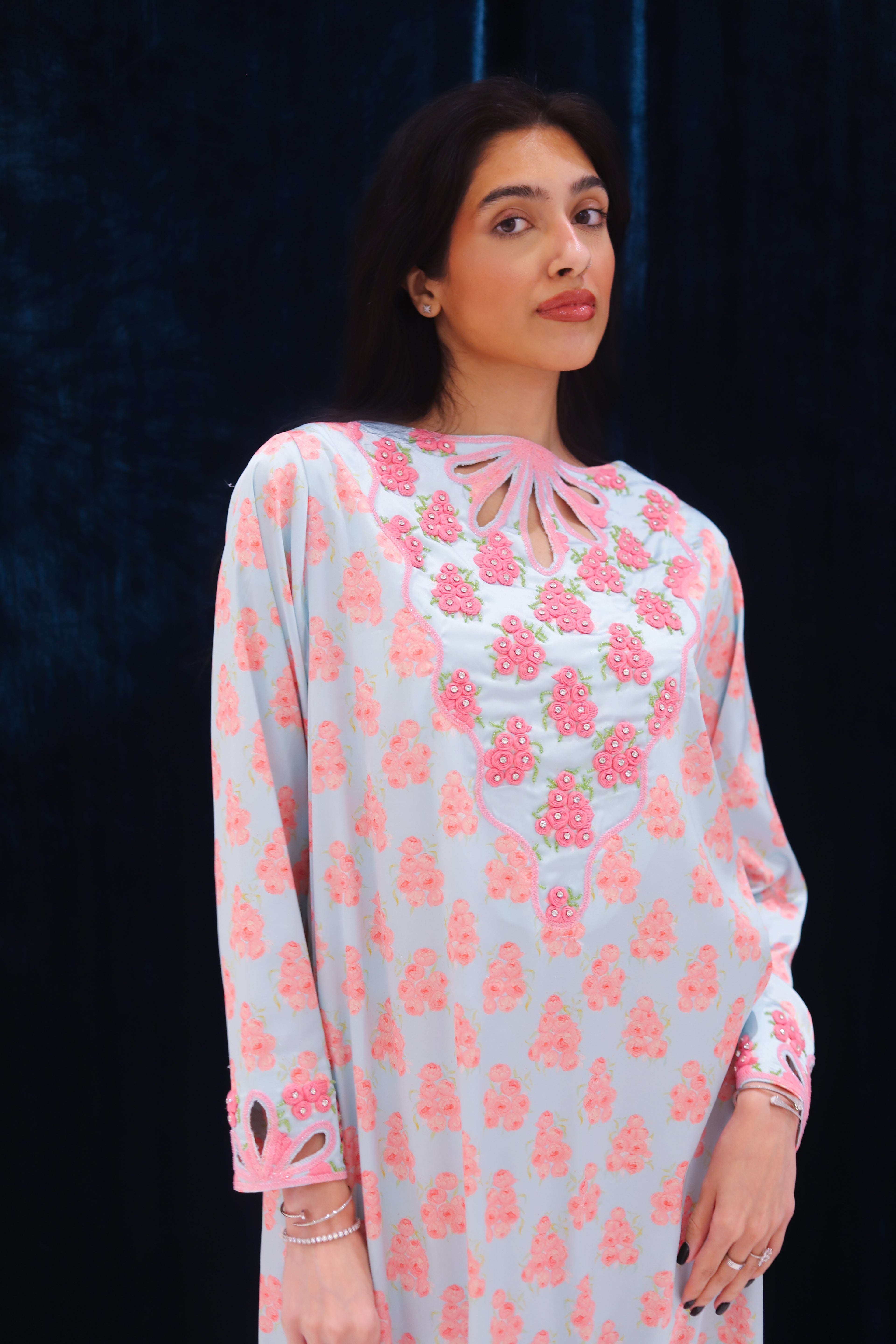 118C | mini bouquet jalabiya 🩵🪷