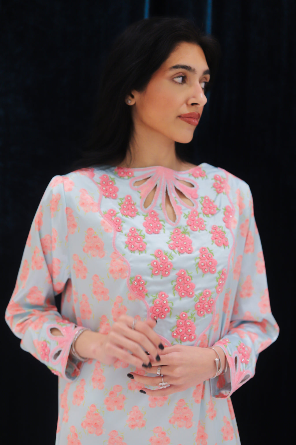 118C | mini bouquet jalabiya 🩵🪷